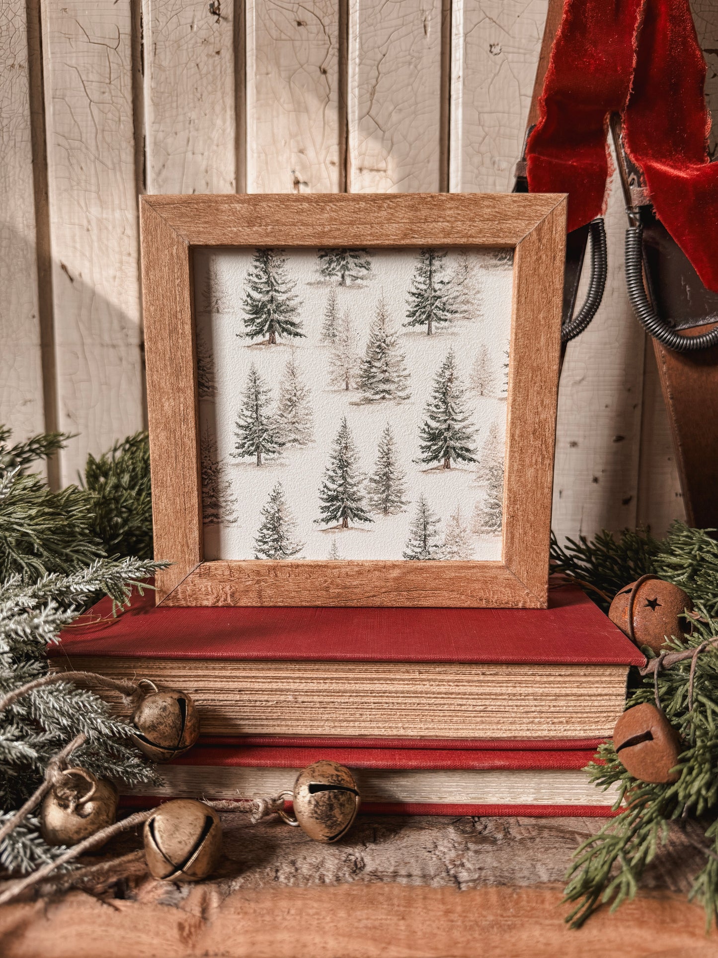 Mini Christmas Wood Sign