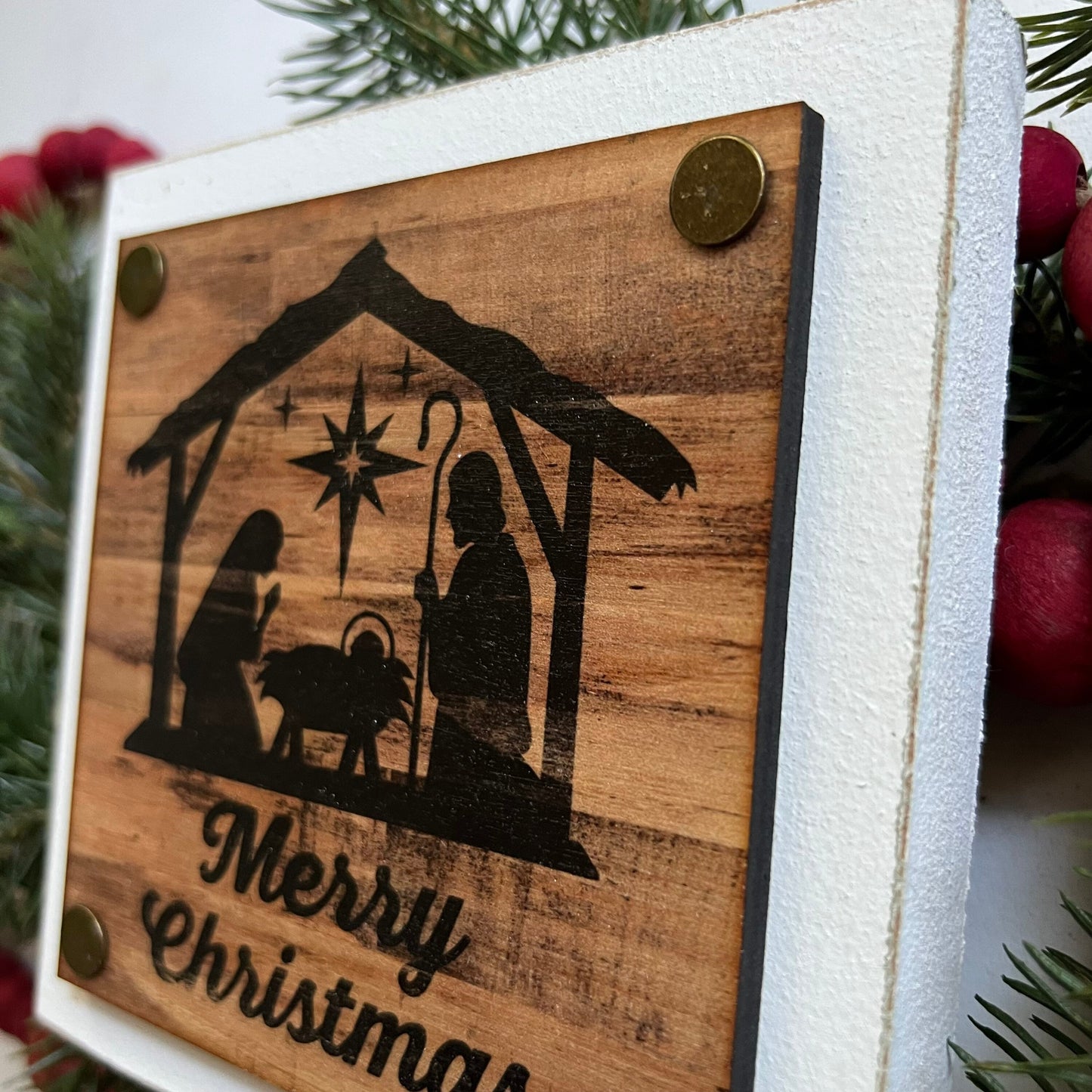 Christmas Mini Tiered Tray Signs