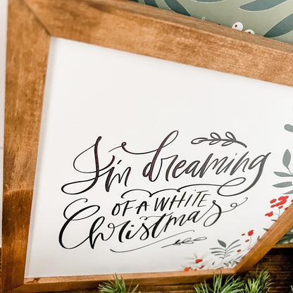 Christmas Wood Sign with Holiday Saying