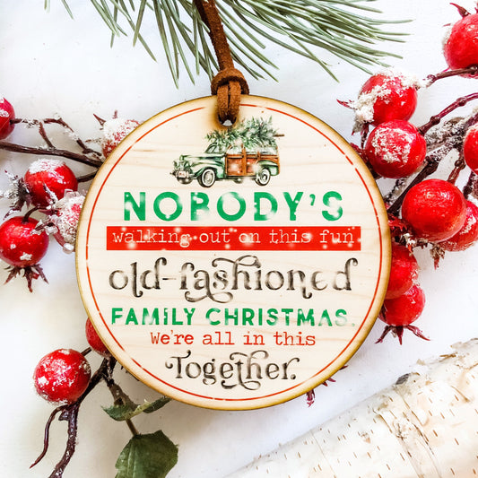 Christmas Vacation Funny Ornament