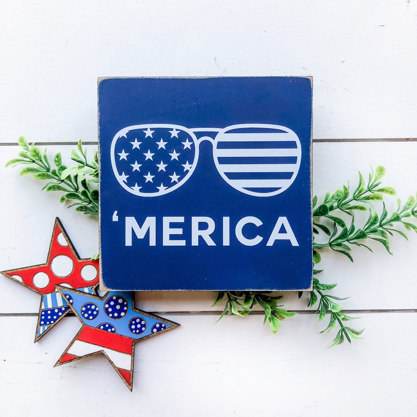 4th of July Mini Tiered Tray Signs