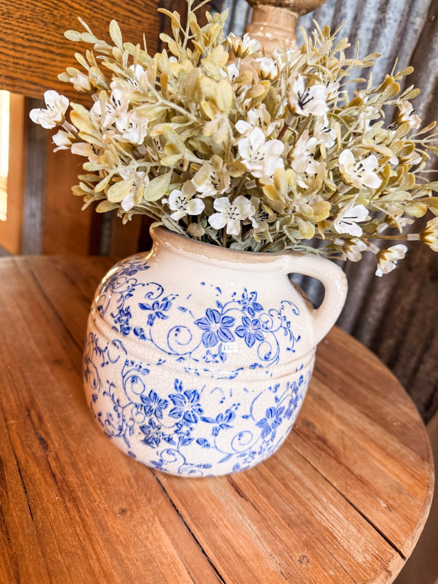 6.5" Blue Heirloom Vase