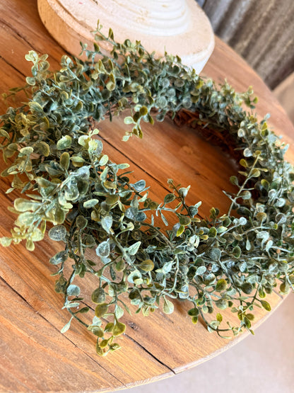 Twilight Green Candle Ring 12"
