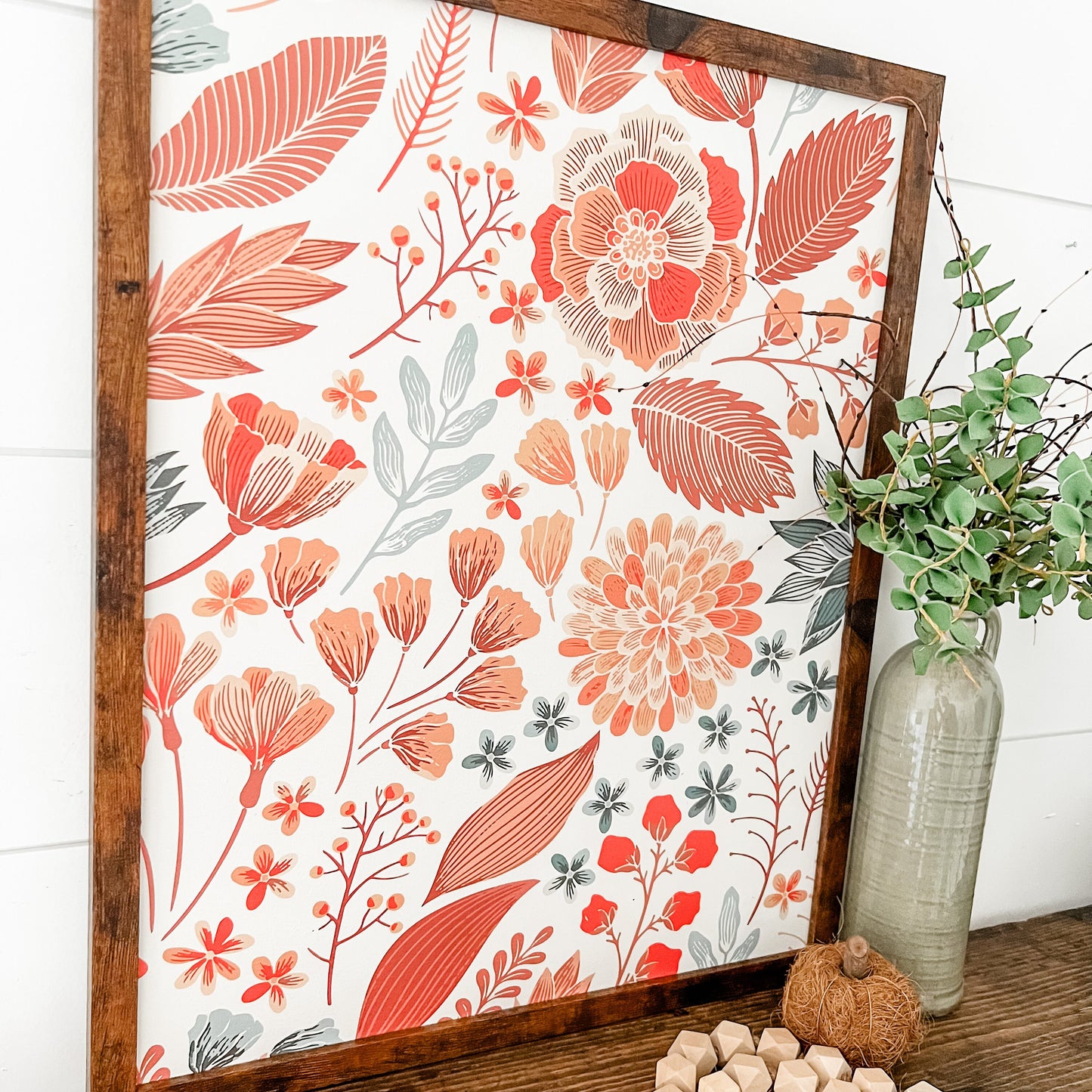 Whimsical Floral Layering Sign