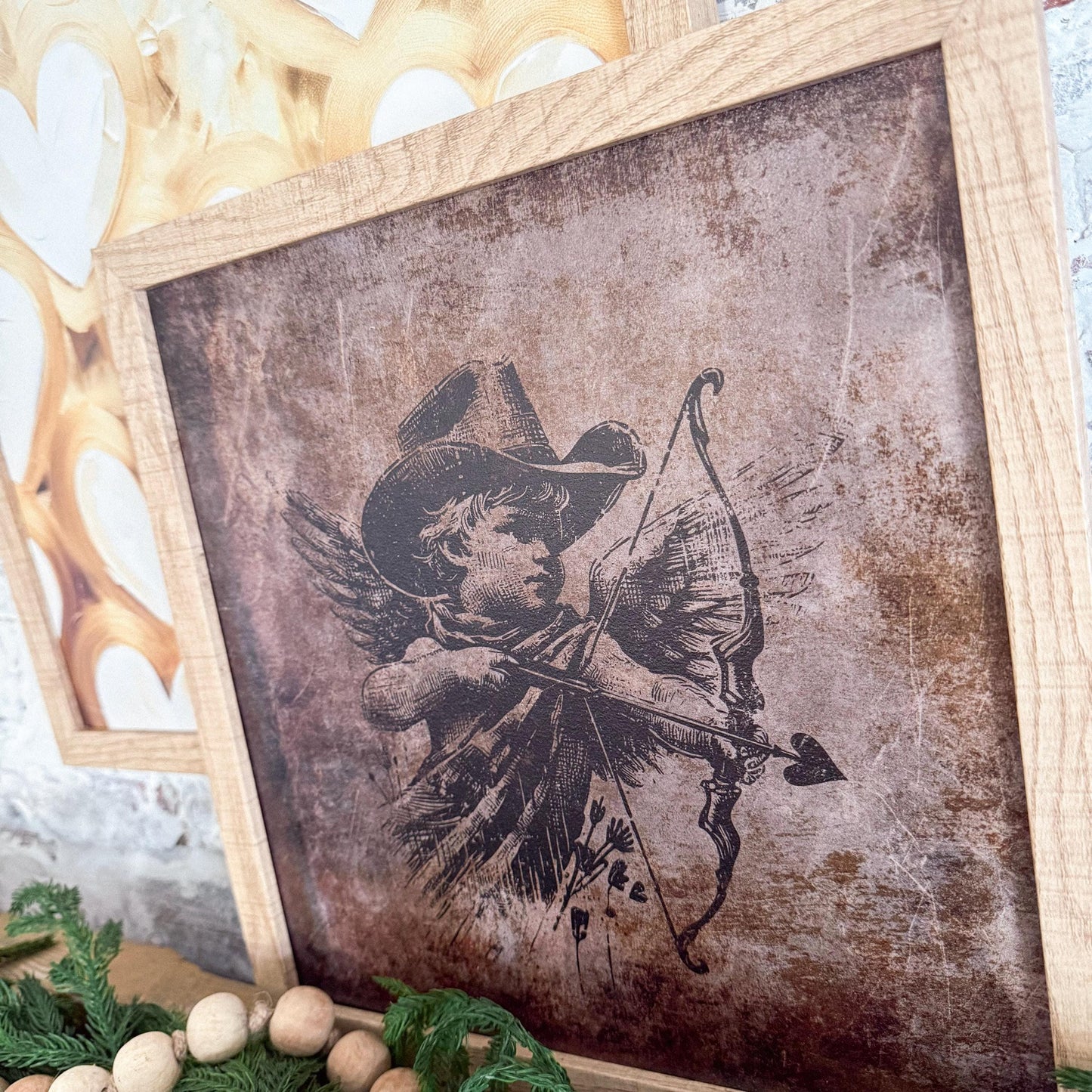 Vintage Cupid Valentines Day Sign