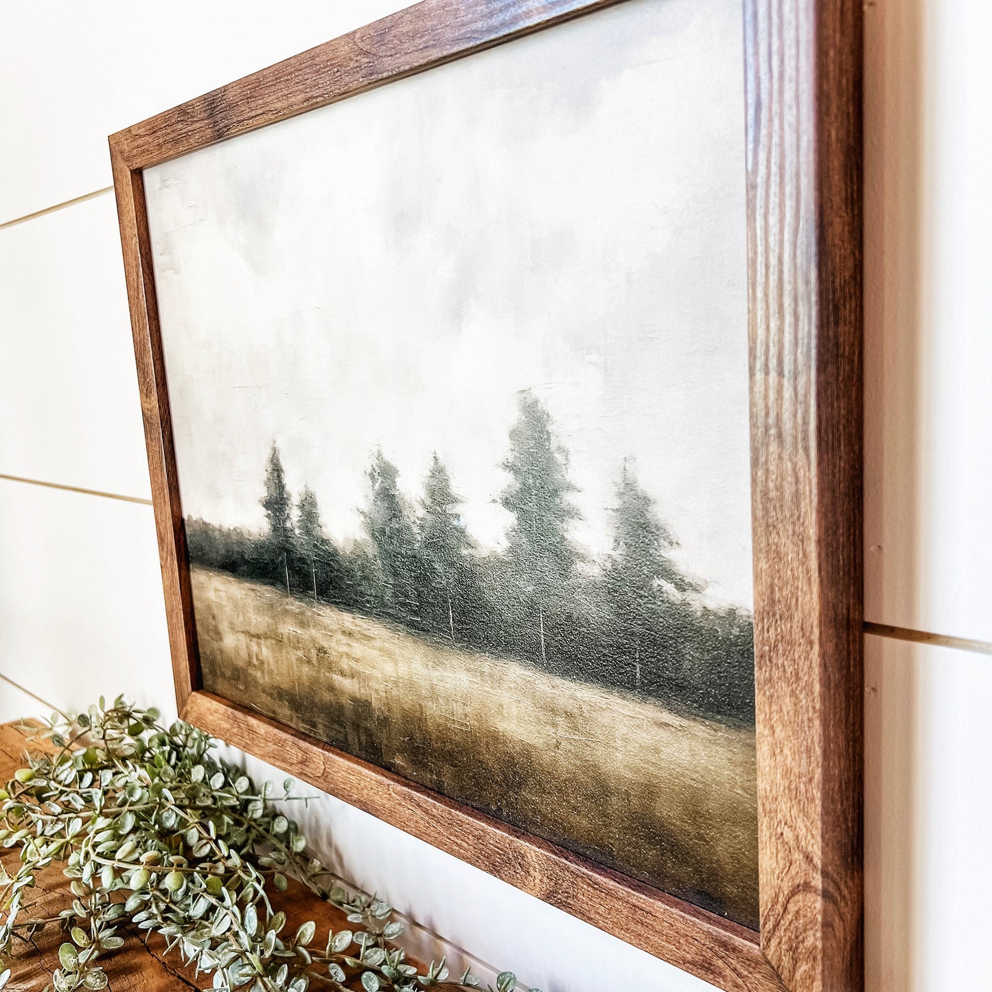 Rustic Tree Landscape Art Print