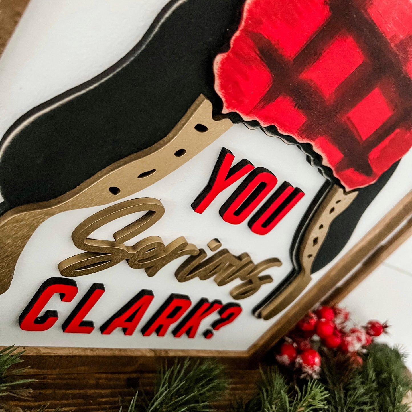 You Serious Clark Laser Cut Sign