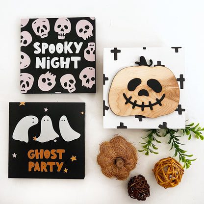 Halloween Mini Tiered Tray Signs