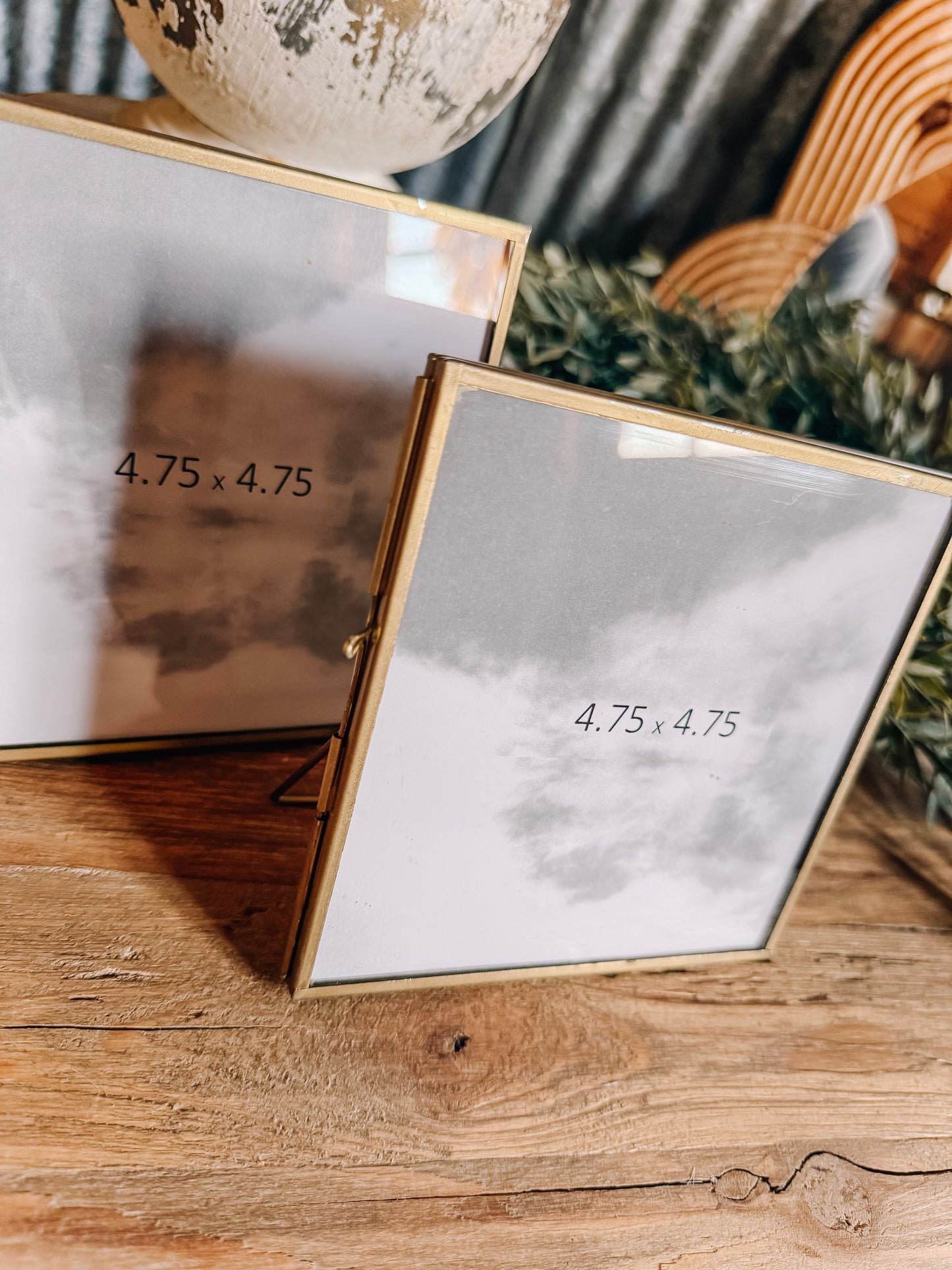 Gold Metal Frame 4.75"