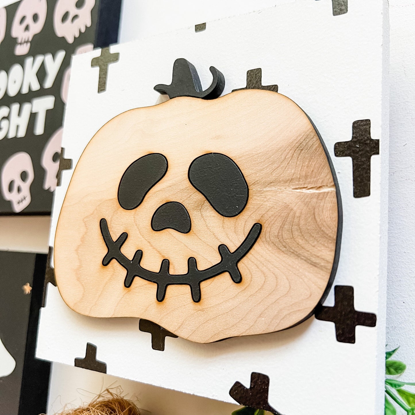Halloween Mini Tiered Tray Signs