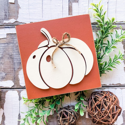 Fall Mini Tiered Tray Signs