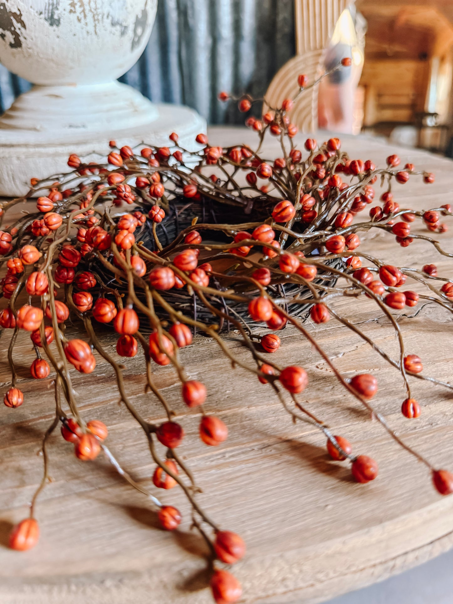 Pumpkin Berry Candle Ring