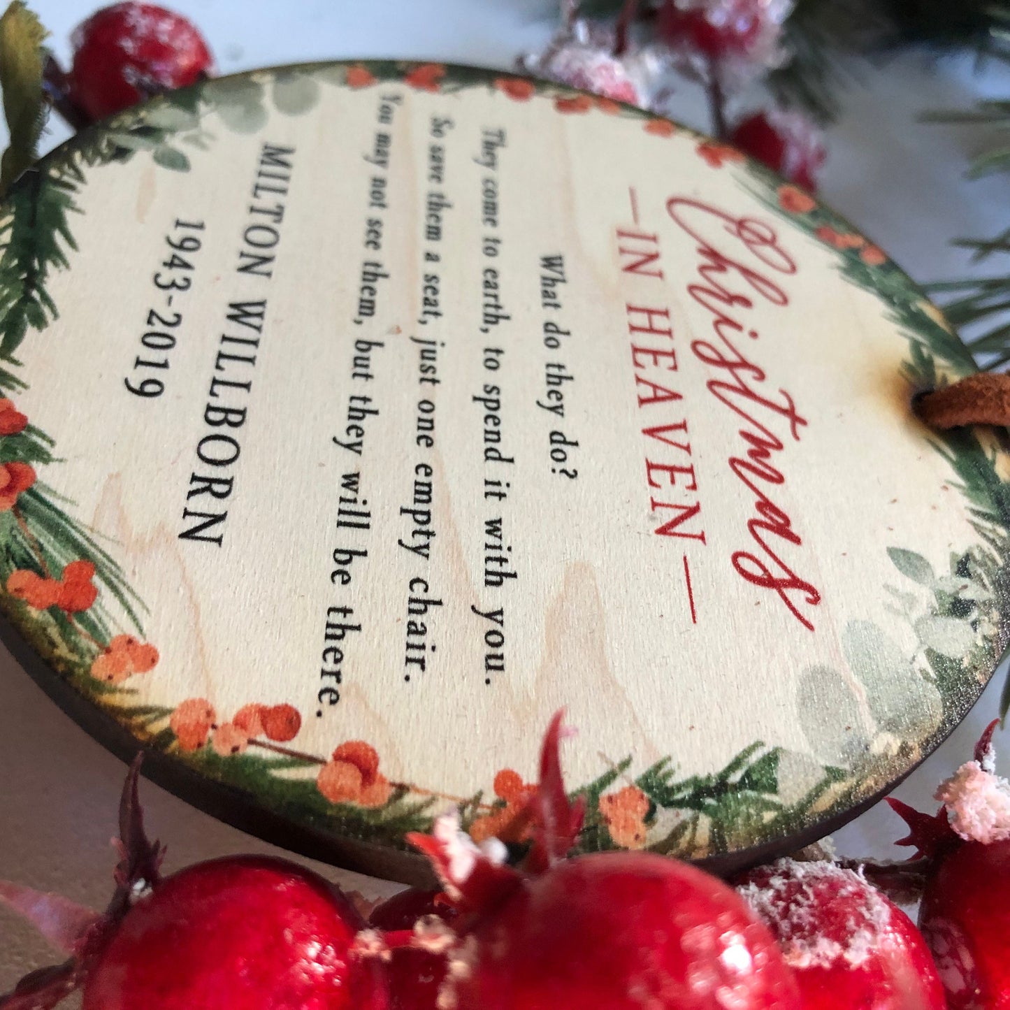 Christmas In Heaven Ornament