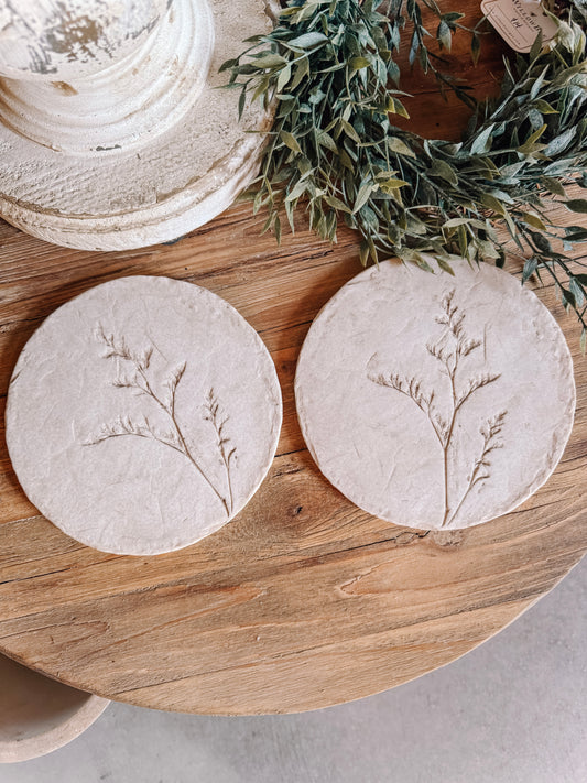 Botanical Stamp Trivet/Coaster