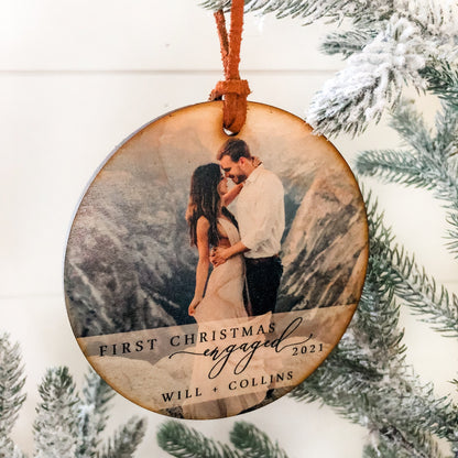 First Christmas Engaged Ornament