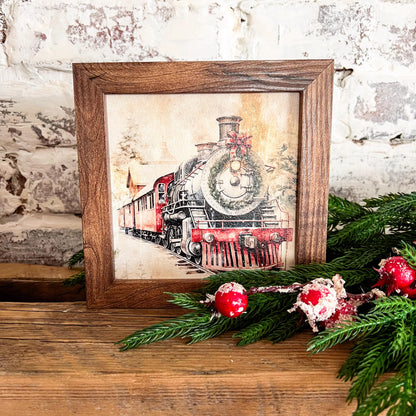 Mini Christmas Wood Sign