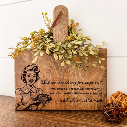 Funny Engraved Cutting Board