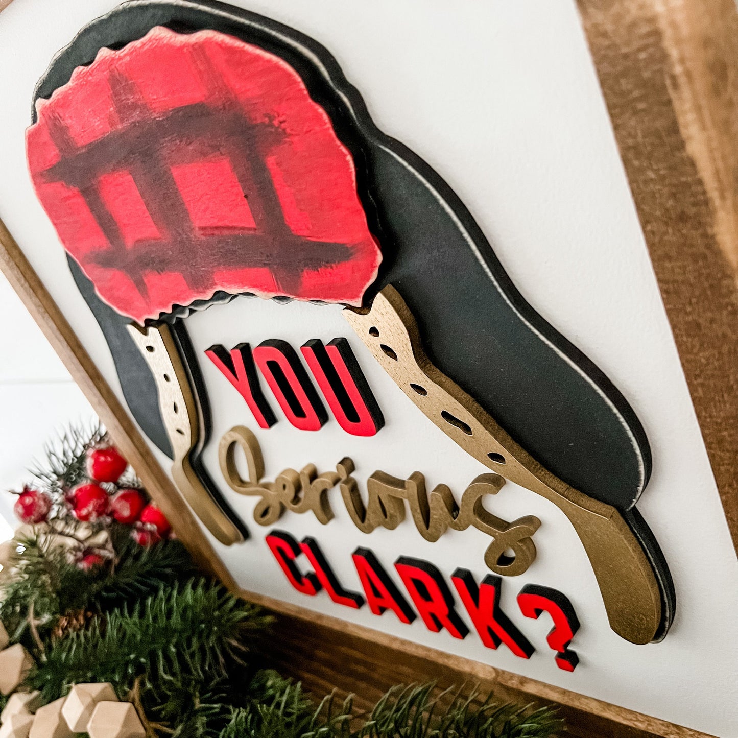You Serious Clark Laser Cut Sign
