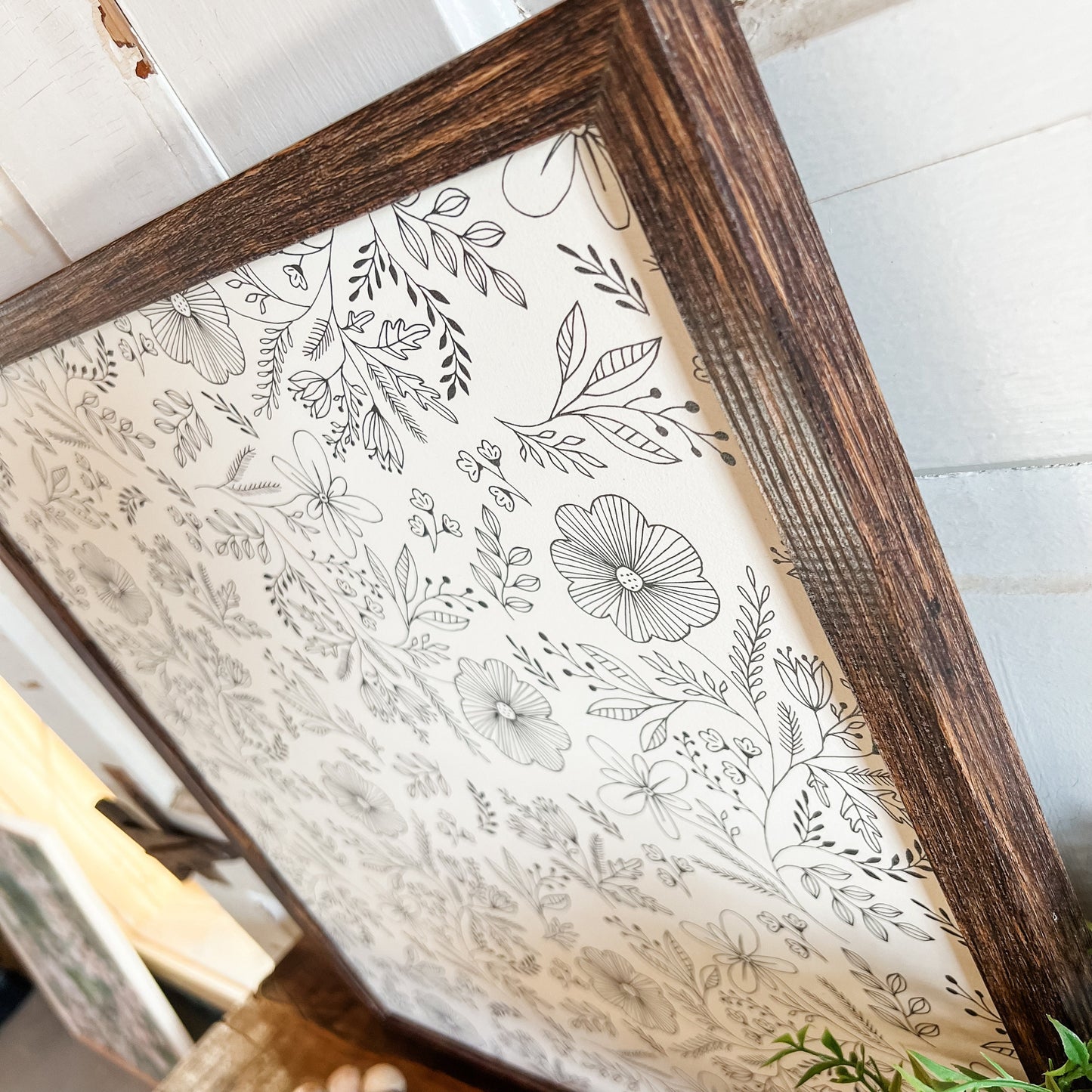 Whimsical Black & White Floral Prints