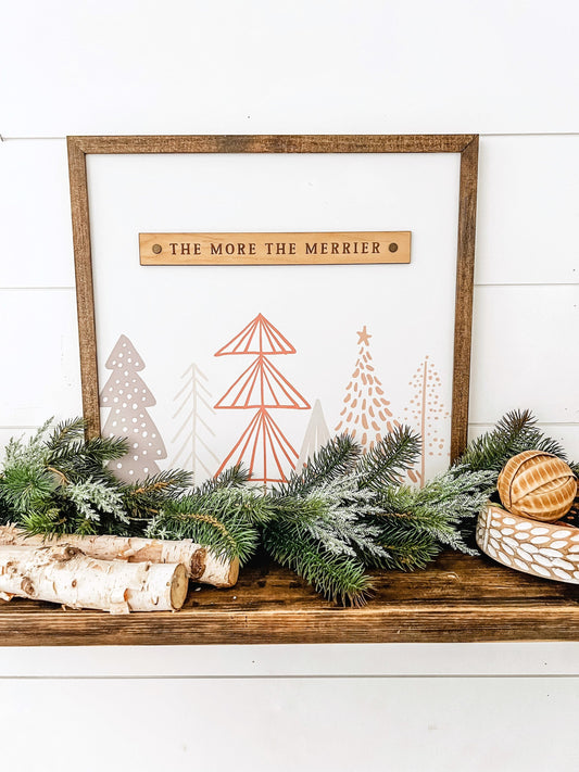 Scandinavian and Boho Style Christmas Sign