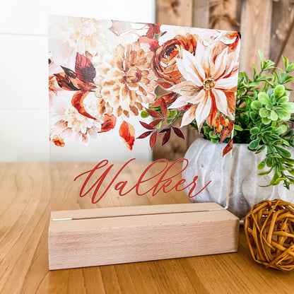 Boho Flower Nightlight