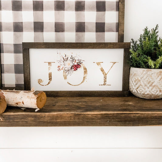 Joy Christmas Sign