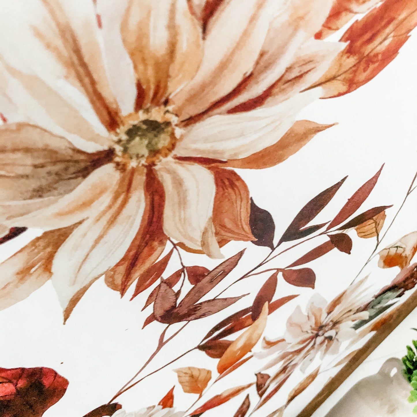 Fall Floral Layering Wood Sign