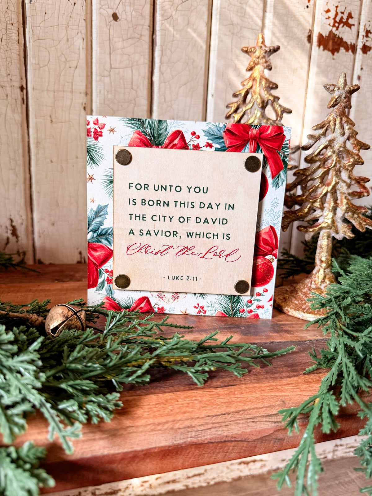 Christmas Mini Block Sign