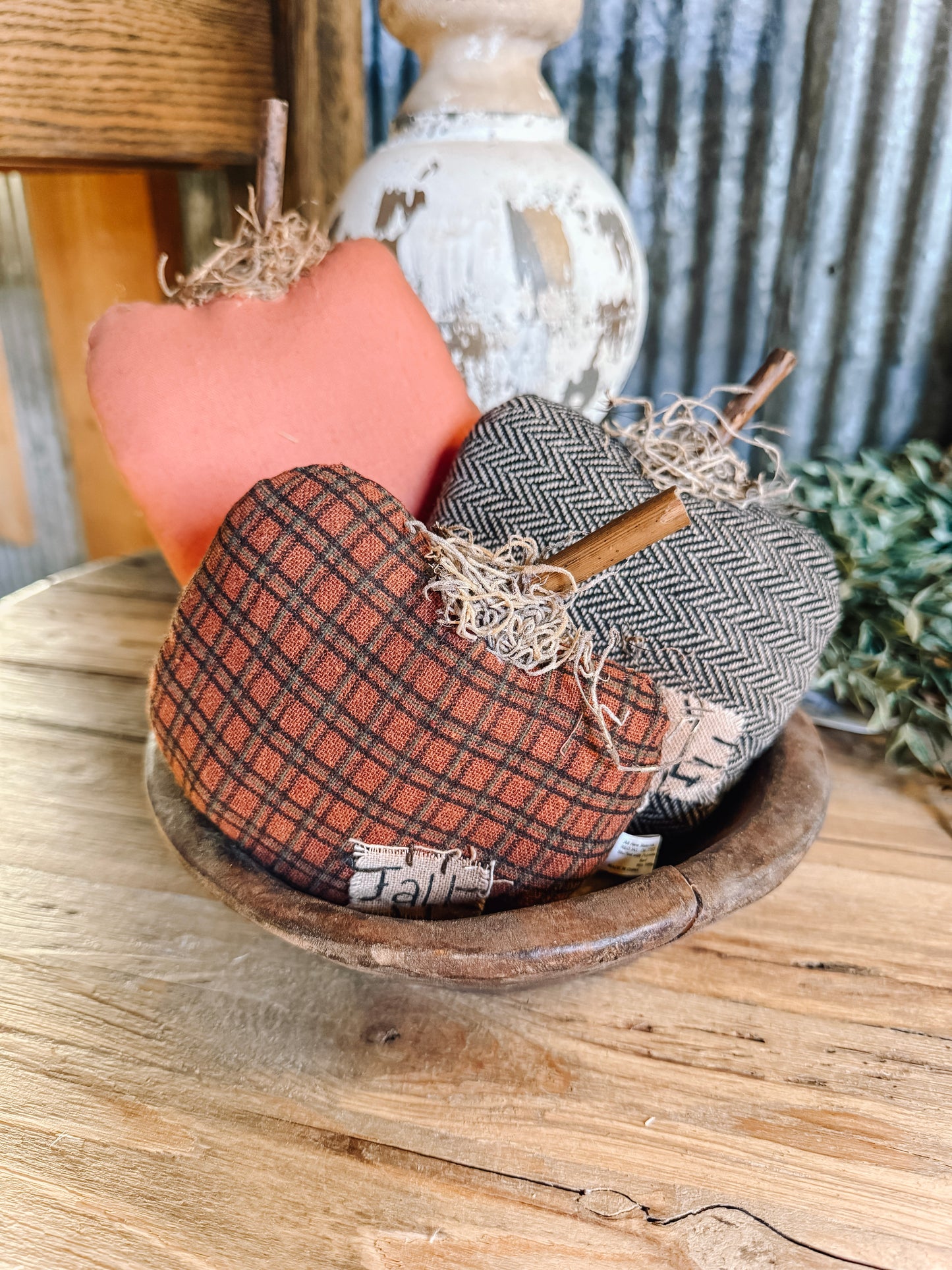 Primitive Cloth Pumpkins