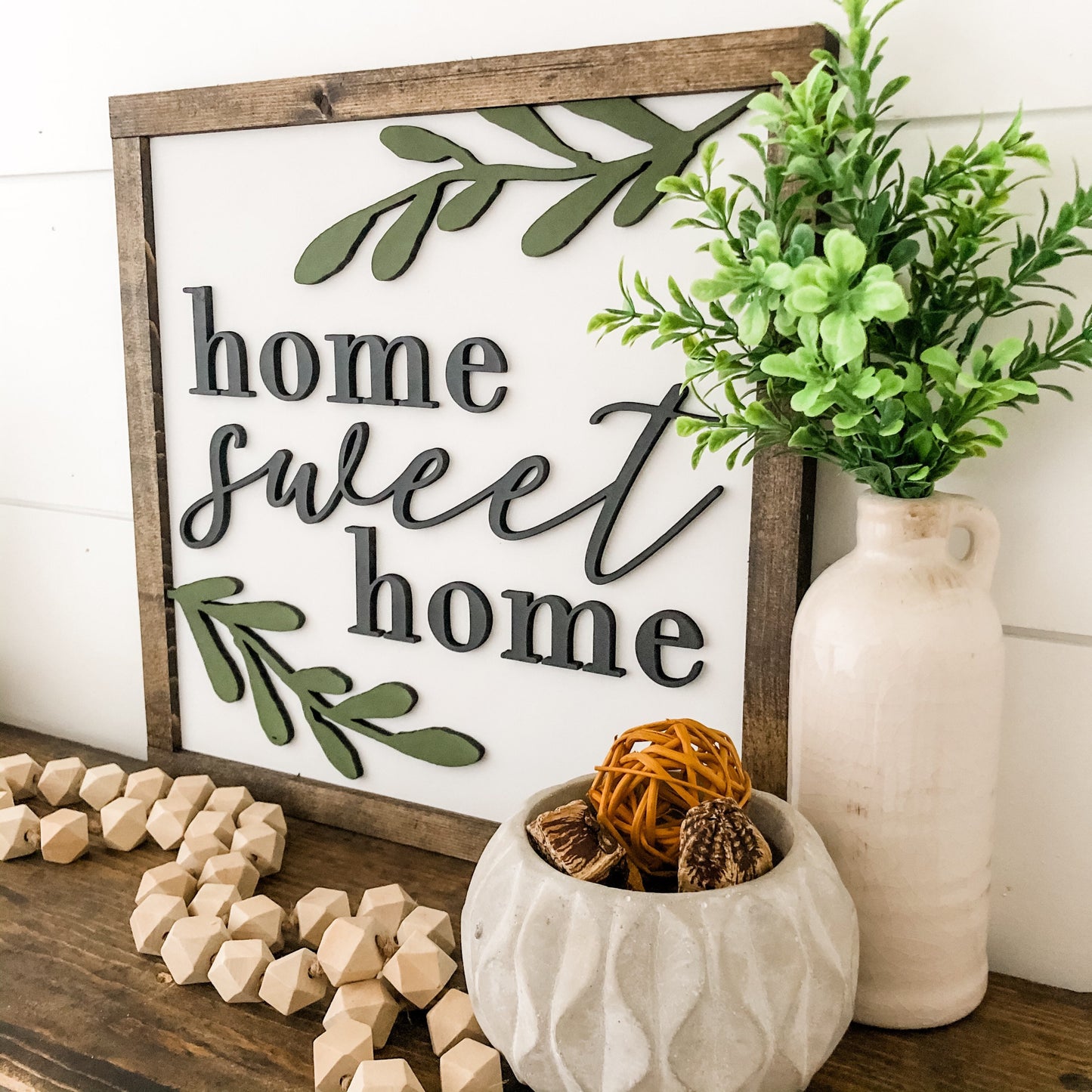 Home Sweet Home Laser Cut Wood Sign