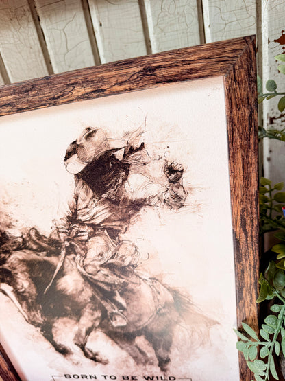 Born to Be Wild Until 9pm Wood Sign