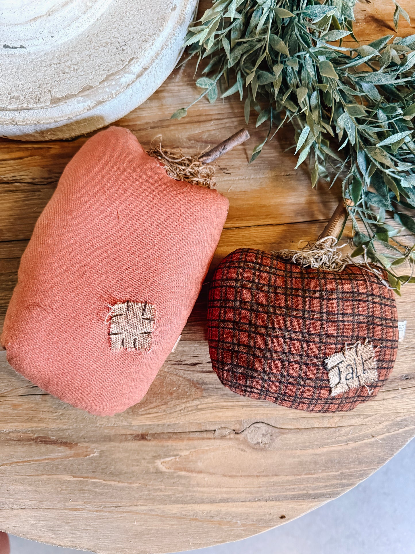 Primitive Cloth Pumpkins