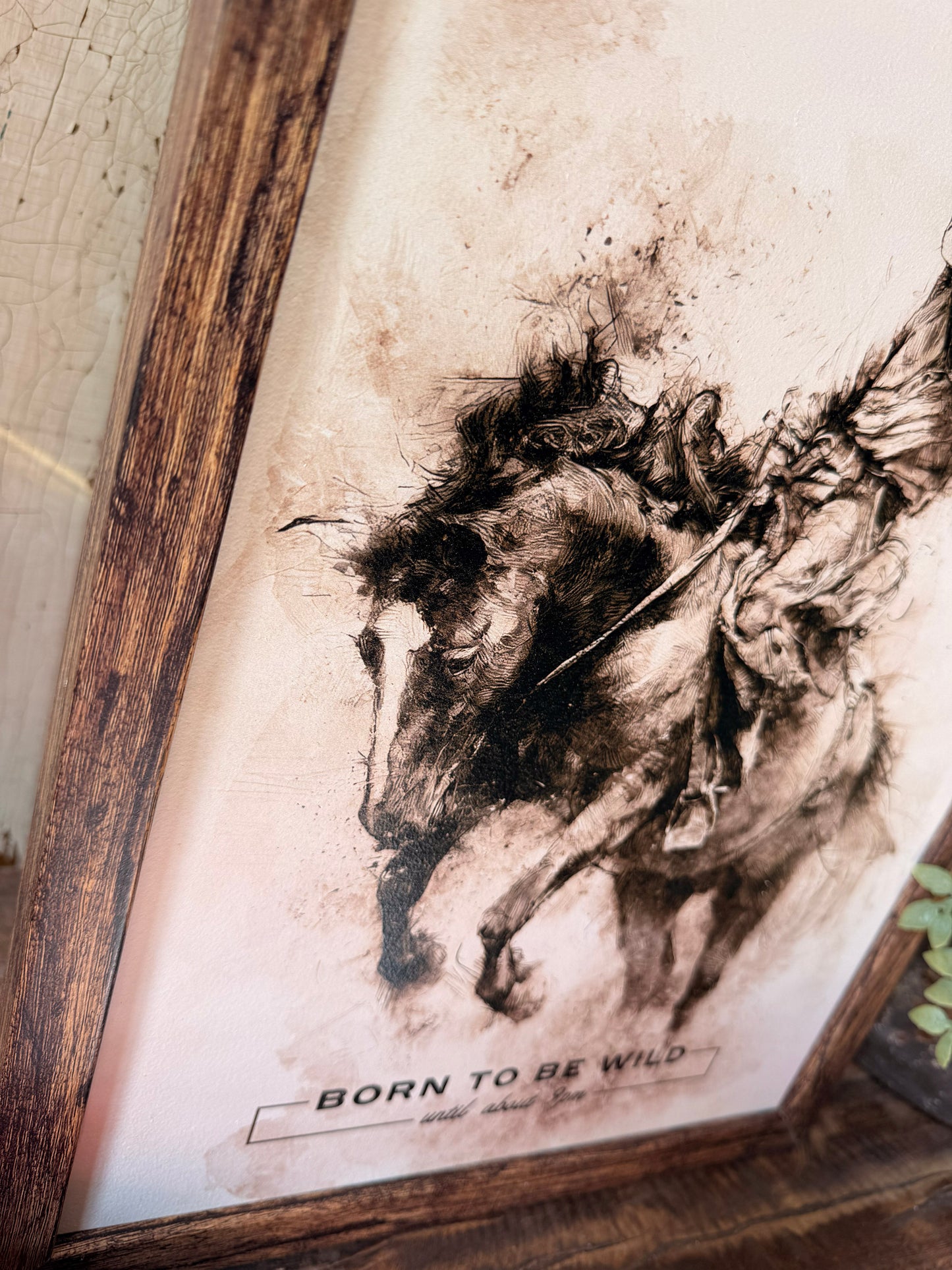 Born to Be Wild Until 9pm Wood Sign
