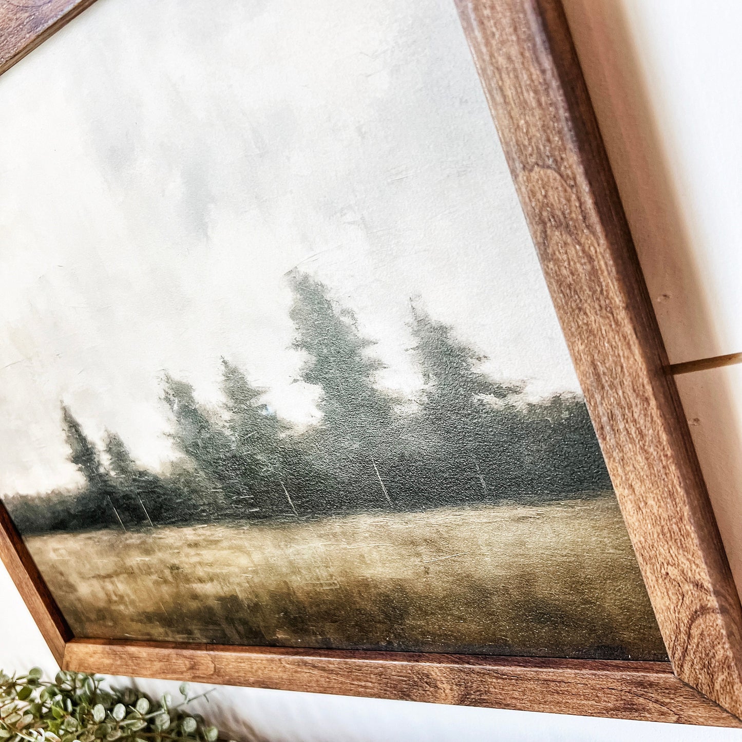 Rustic Tree Landscape Art Print