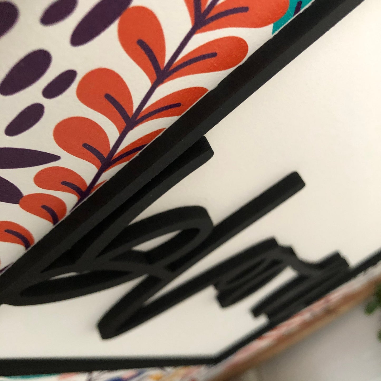 Live Life in Full Bloom Spring Wood Sign