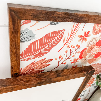 Whimsical Floral Layering Sign