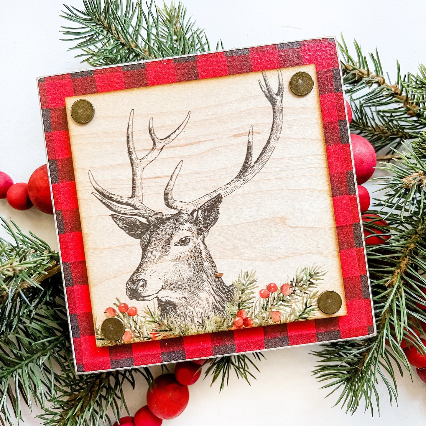 Christmas Mini Tiered Tray Signs
