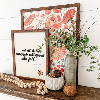 Fall Sign DUO