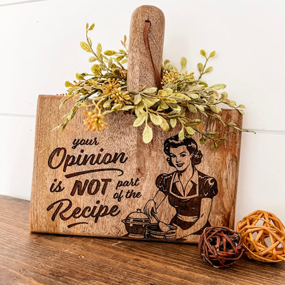 Funny Engraved Cutting Board