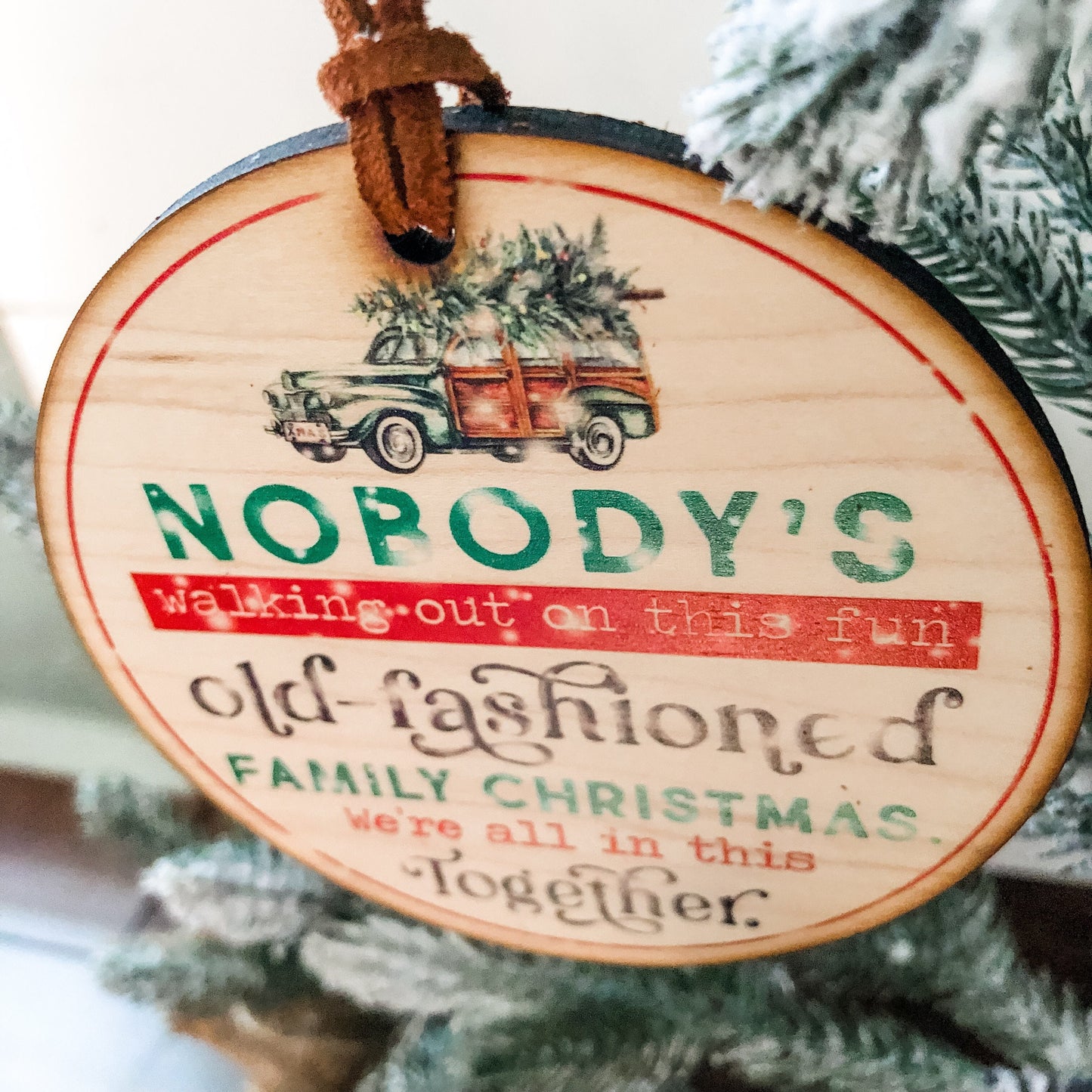 Christmas Vacation Funny Ornament