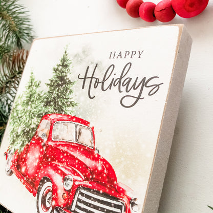Christmas Mini Tiered Tray Signs