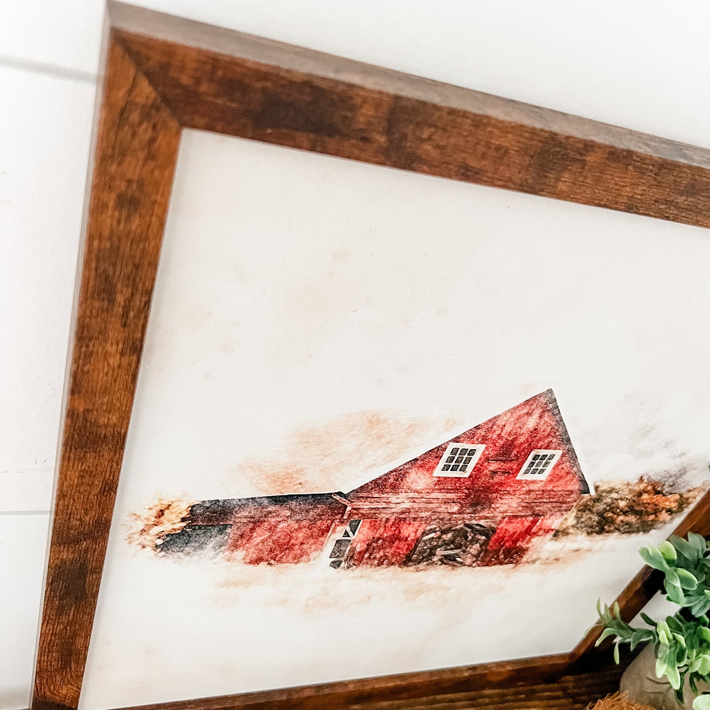 Red Barn Farmhouse Wood Sign