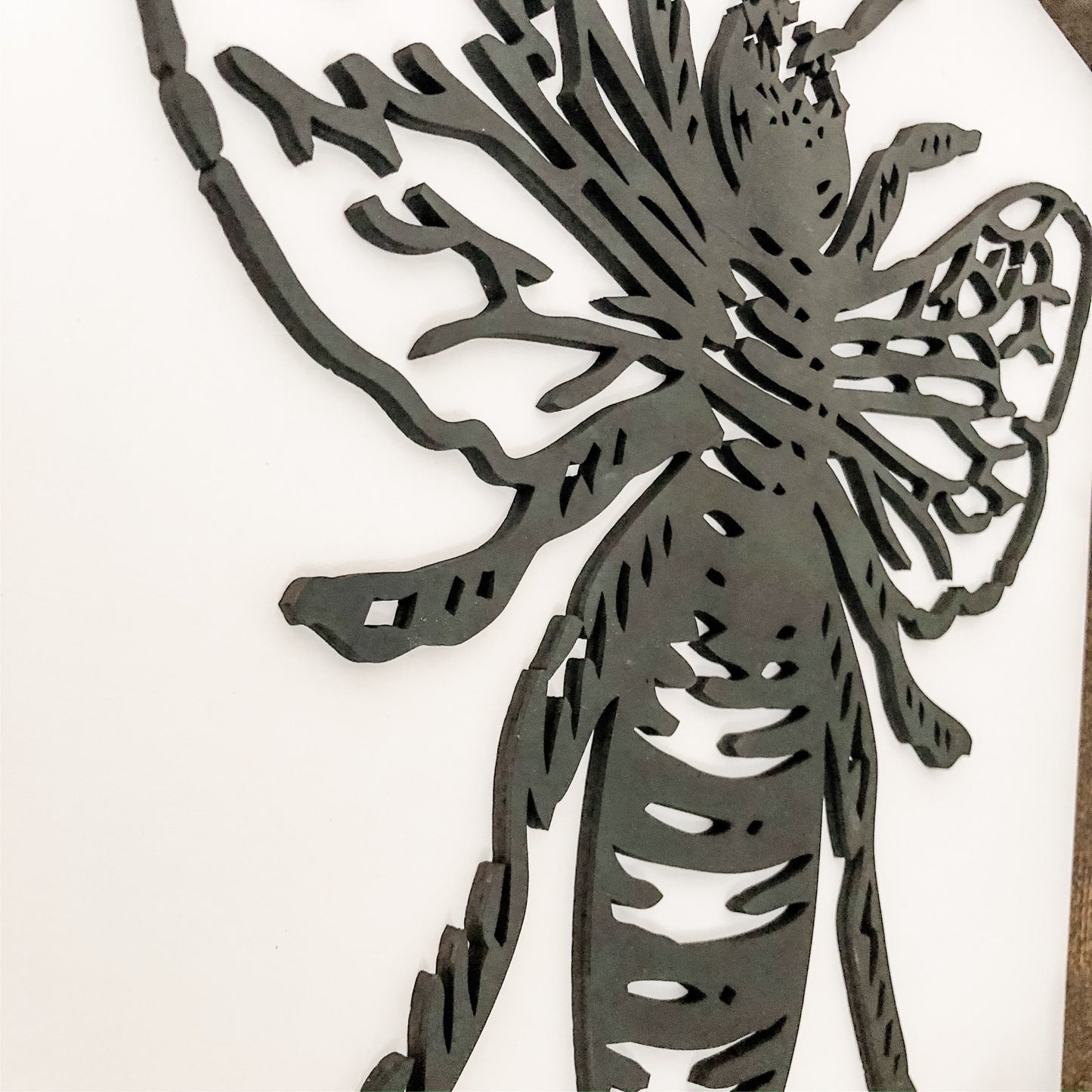 Laser Cut Bee Wood Sign