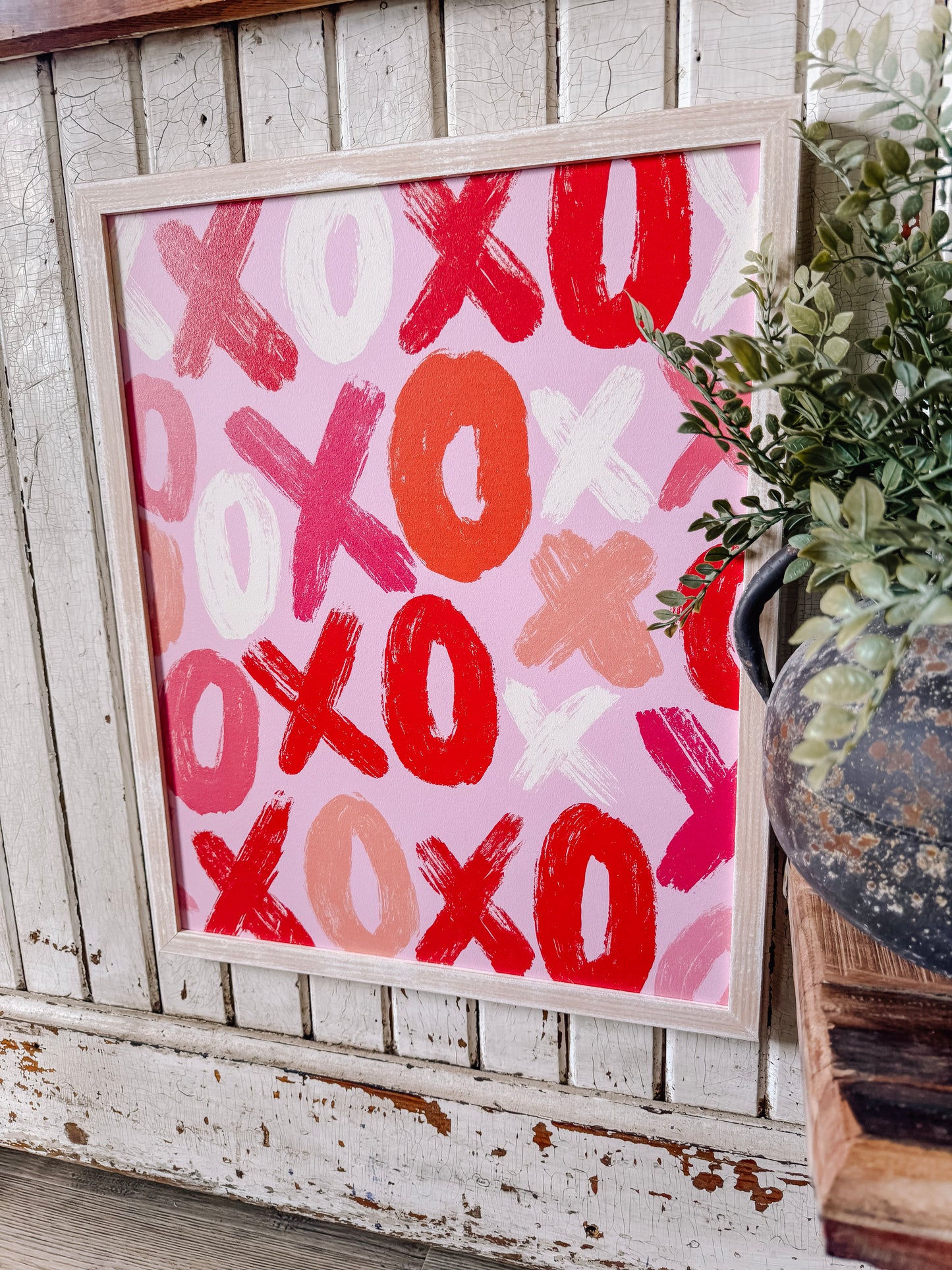 Colorful XOXO Wall Art Wood Sign