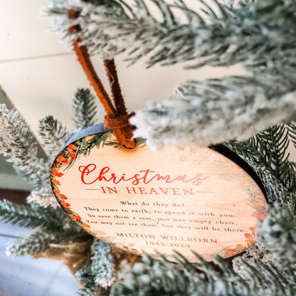 Christmas In Heaven Ornament