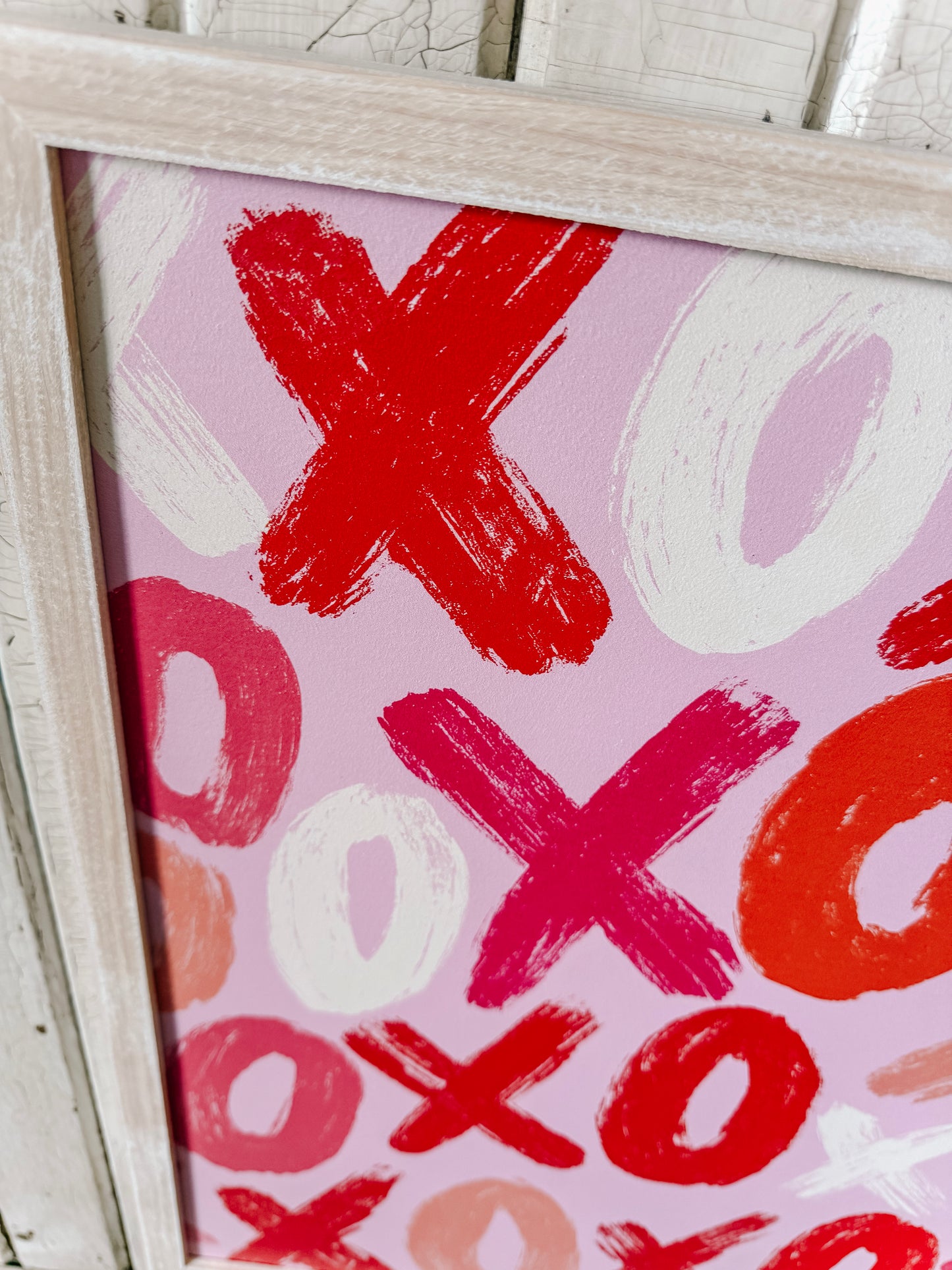 Colorful XOXO Wall Art Wood Sign