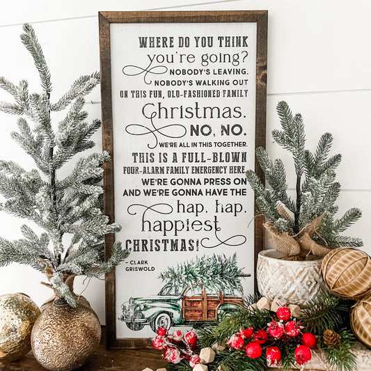 Jolliest Bunch of Assholes Full Quote Sign