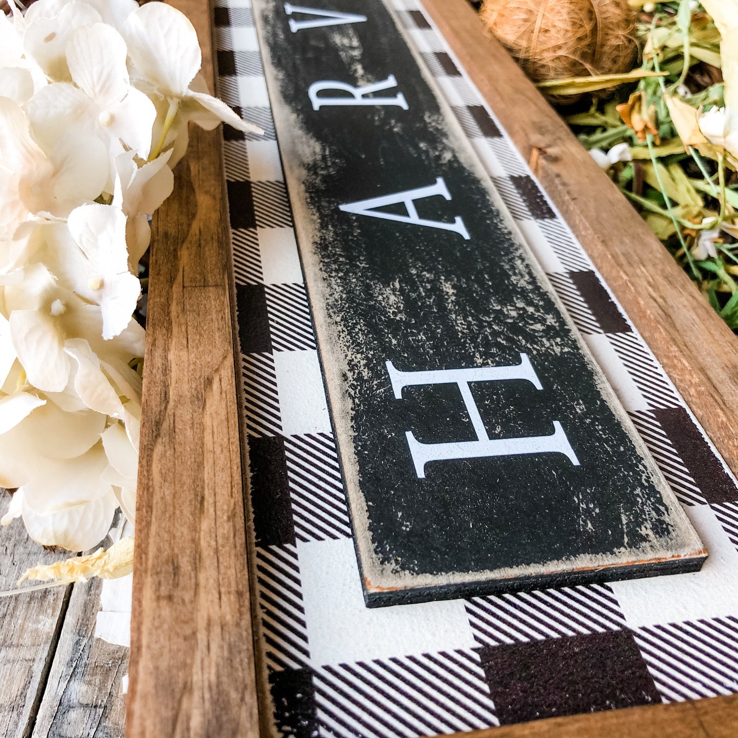 Harvest Fall Wood Sign