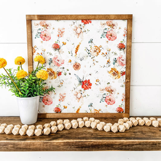Spring Floral Layering Sign