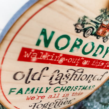 Christmas Vacation Funny Ornament